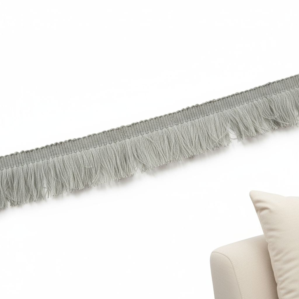 Brush fringe trim for curtains, trim for curtains and cushions
