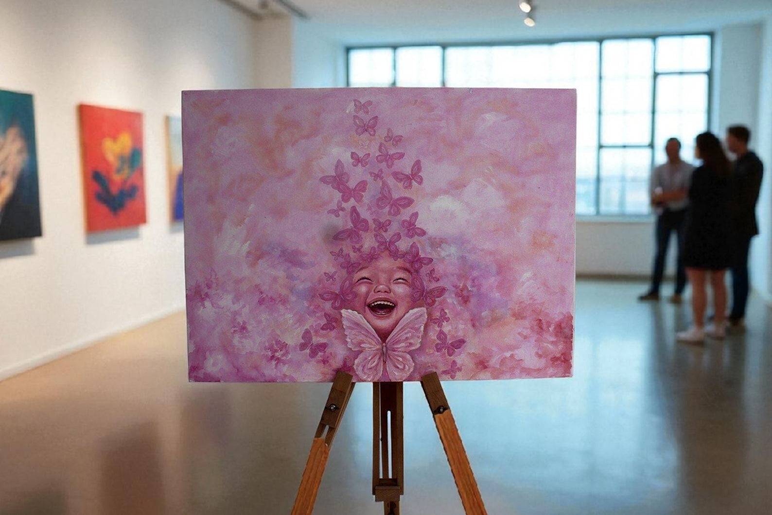 A child's dream_beautiful painting on canvas, orginal painting on canvas, painting on canvas, canvas painting, acrylic painting, art