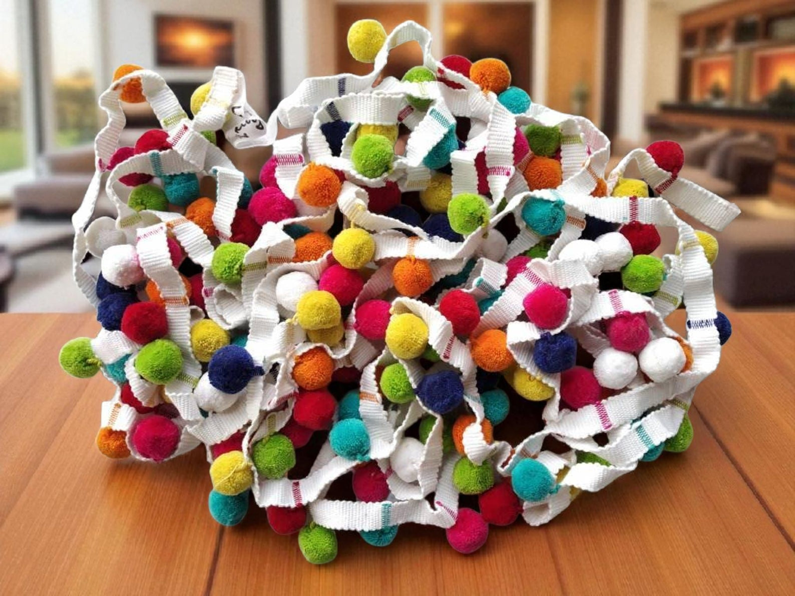 pom pom trim, pom pom trimming, bobble fringe, bobble trim, pom pom fringe, bobble trim fringe, pom pom fringe trim,pom pom trim by the yard