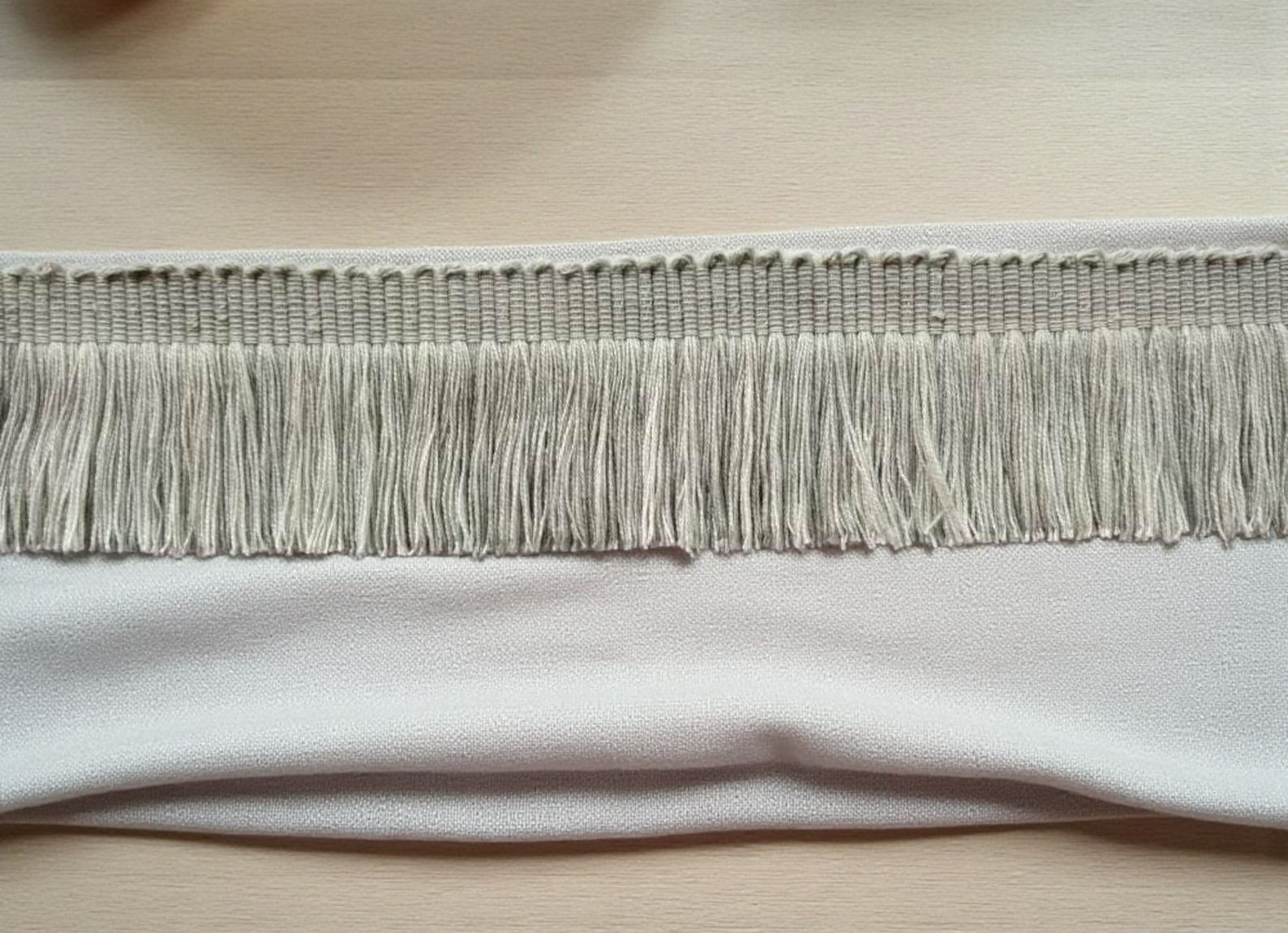 Brush fringe trim for curtains, trim for curtains and cushions
