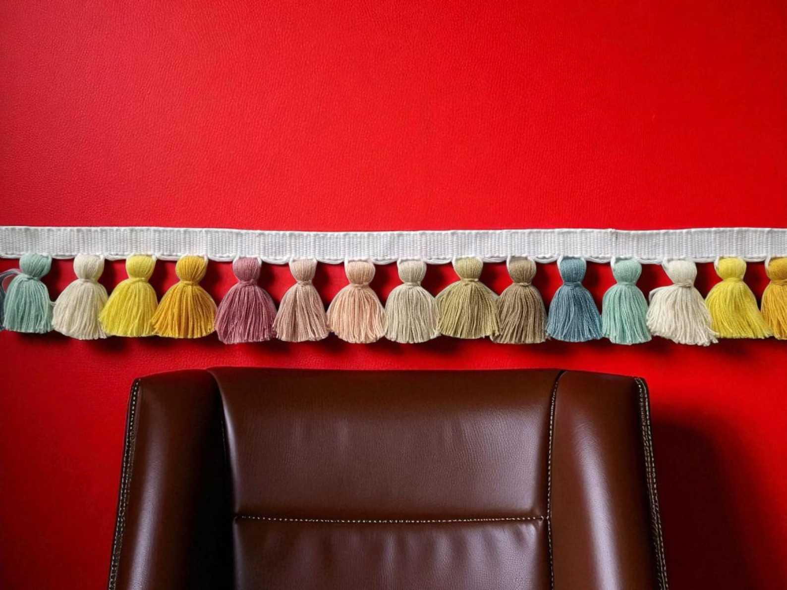 Tassel fringe trim, tassel trim, tassel trim by the yard, tassel fringe, trim for cushions, trim for curtains, fringe trim, tassels