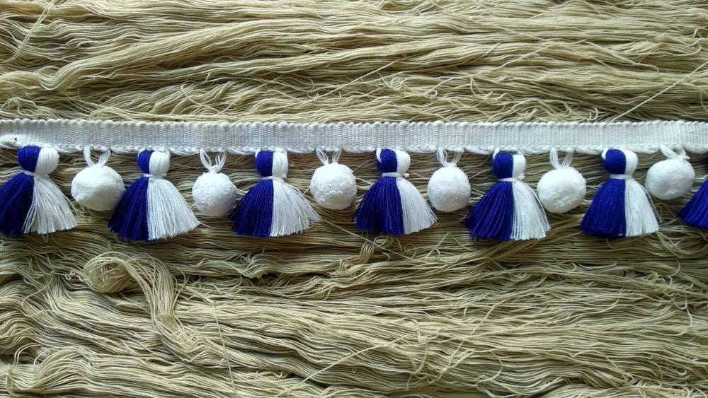 tassel and trims, tassel trim, pom pom trim, trims by the yard, lace, trim, Indian trim, home decor, trimming, pom poms, tassel, trimmings