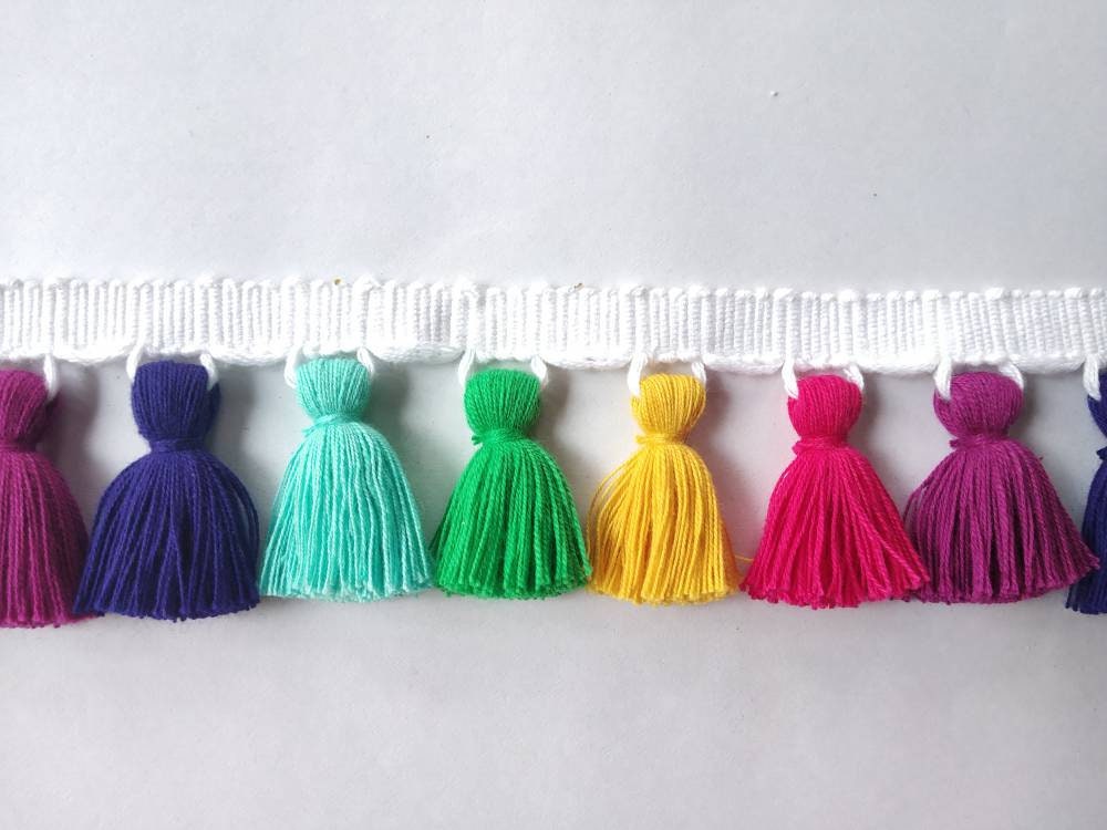 tassel trim, tasssl fringe, tassel fringe trim, fringe trim, fringe tassel, trim, home decor, tasssl and trims, trims by the yard