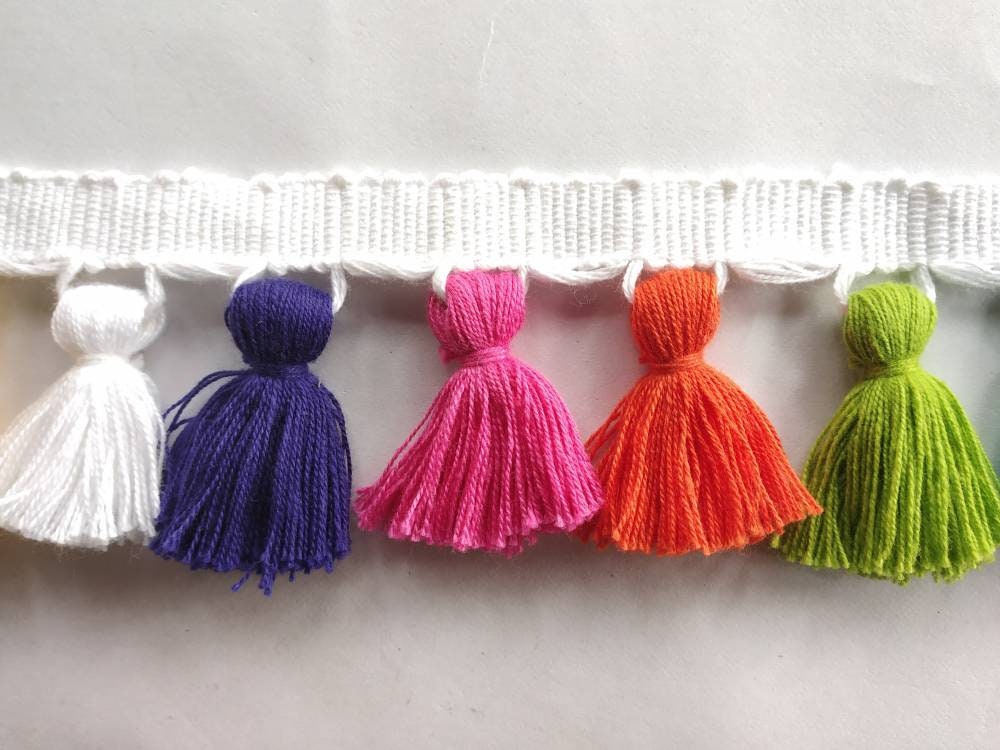 tassel trim, tasssl fringe, tassel fringe trim, fringe trim, fringe tassel, trim, home decor, tasssl and trims, trims by the yard