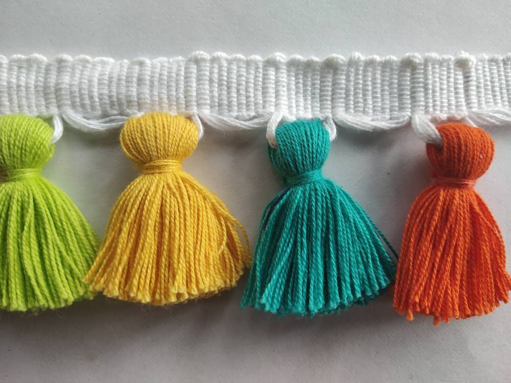 tassel trim, tasssl fringe, tassel fringe trim, fringe trim