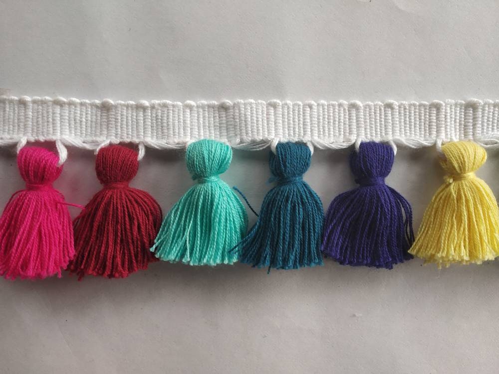 tassel trim, tasssl fringe, tassel fringe trim