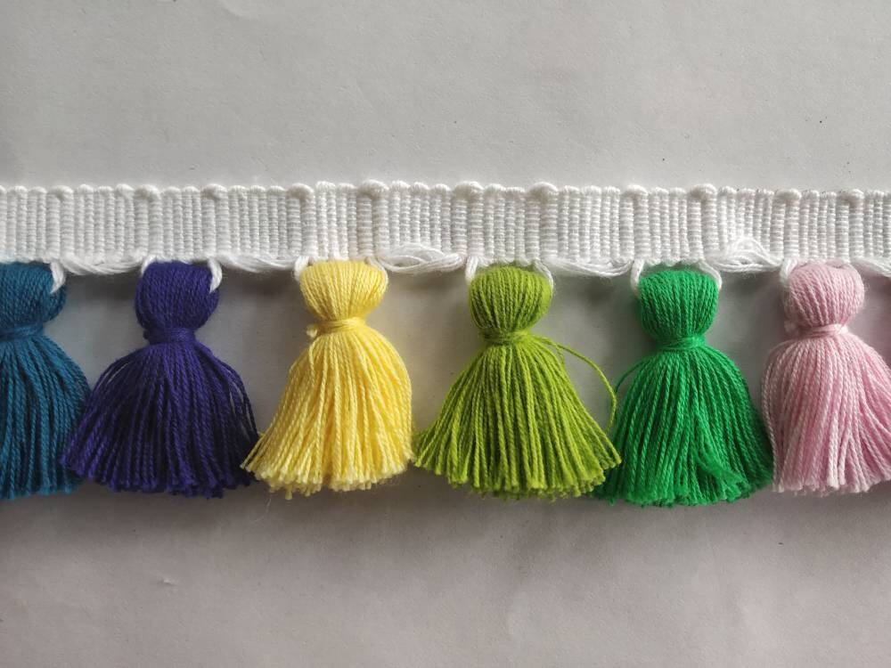 tassel trim, tasssl fringe, tassel fringe trim