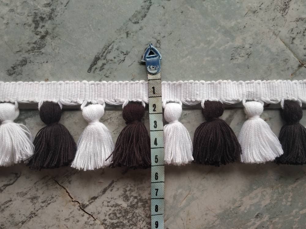 tassel trim by the yard, tassel trim, tassel trim fringe, tassel trim for pillows, fringe trim by the yard, lampshade trim by the yard
