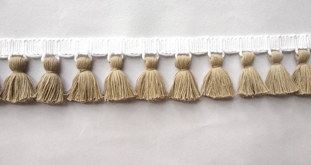 tassel trim by the yard, tassel trim, tassel trim fringe, tassel trim for pillows, fringe trim by the yard, lampshade trim by the yard