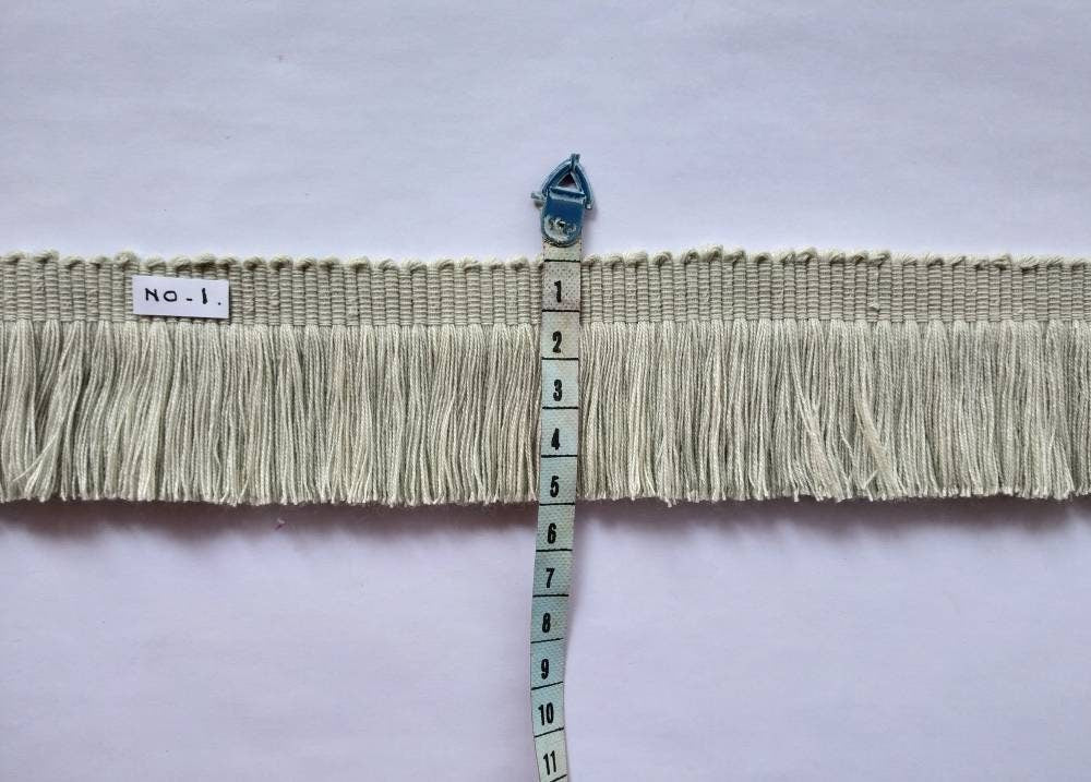 Brush fringe trim for curtains, trim for curtains and cushions