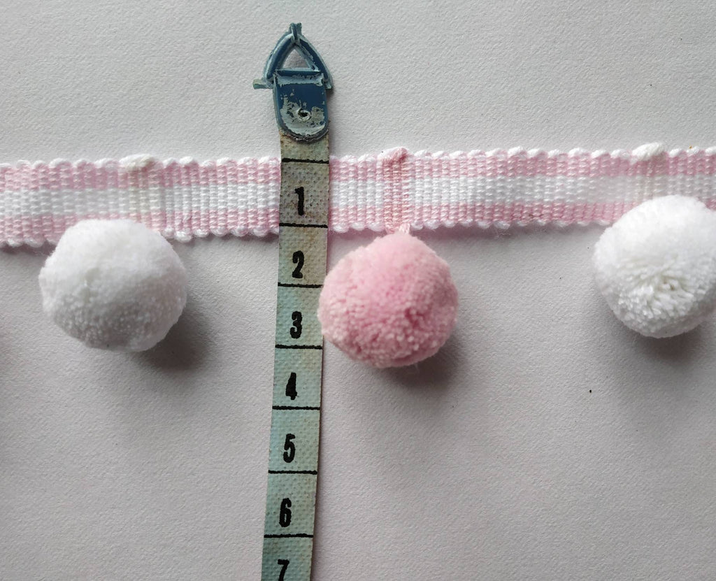 Pom pom bobble trim multi color, pom pom trim,  pom pom fringe, pom pom curtain, cushion pom poms, curtain trims, pom pom garland, pom poms