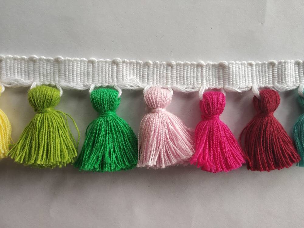 tassel trim, tasssl fringe, tassel fringe trim