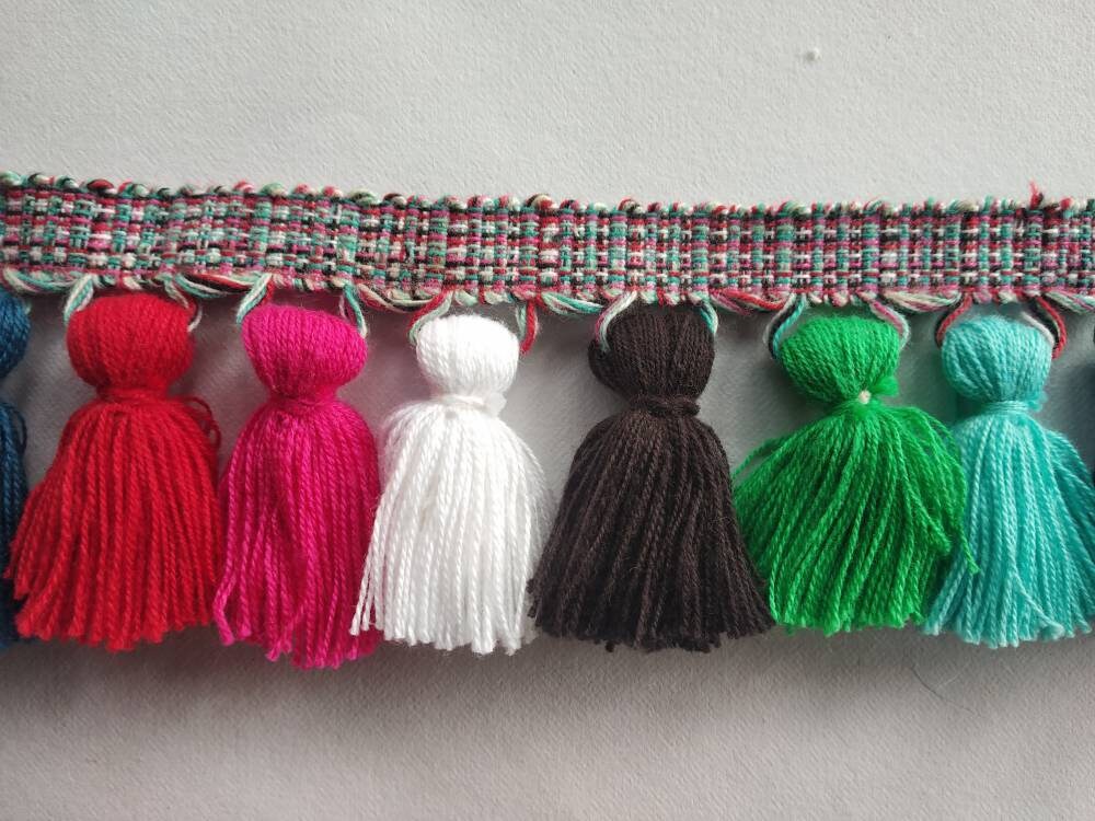 tassel trim, tasssl fringe, tassel fringe trim, fringe trim, fringe tassel, trim, home decor, tasssl and trims, trims by the yard