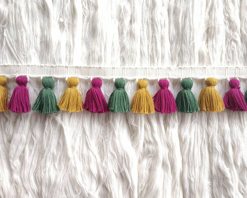 tassel trim, tasssl fringe, lampshade trims, lampshade fringe, lampshade trimmings, tassel trim by the yard, tassel and trims, trimmings