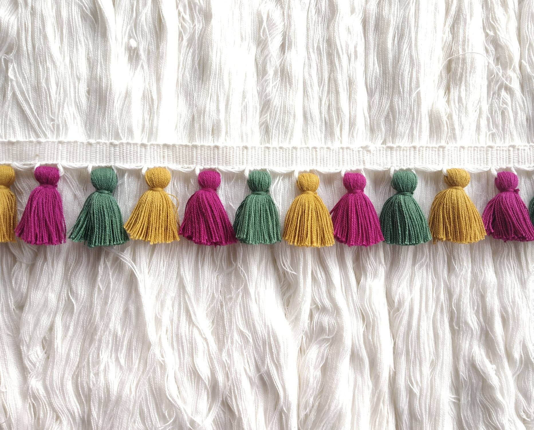 tassel trim, tasssl fringe, lampshade trims, lampshade fringe, lampshade trimmings, tassel trim by the yard, tassel and trims, trimmings
