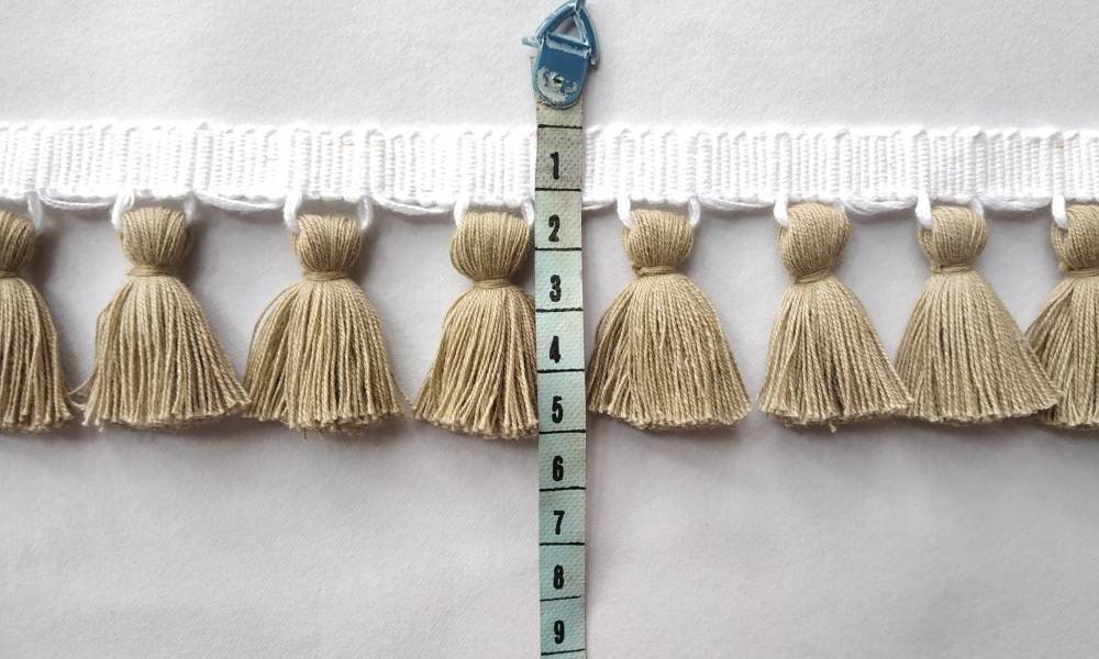 tassel trim by the yard, tassel trim, tassel trim fringe, tassel trim for pillows, fringe trim by the yard, lampshade trim by the yard