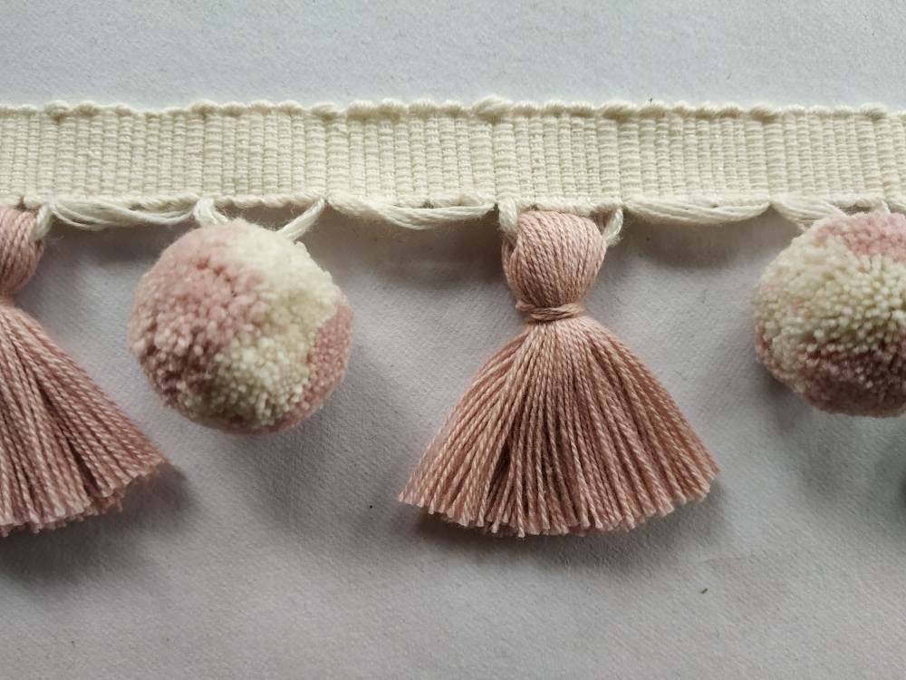tassel and trims, tassel trim, pom pom trim, trims by the yard, lace, trim, Indian trim, home decor, trimming, pom poms, tassel, trimmings