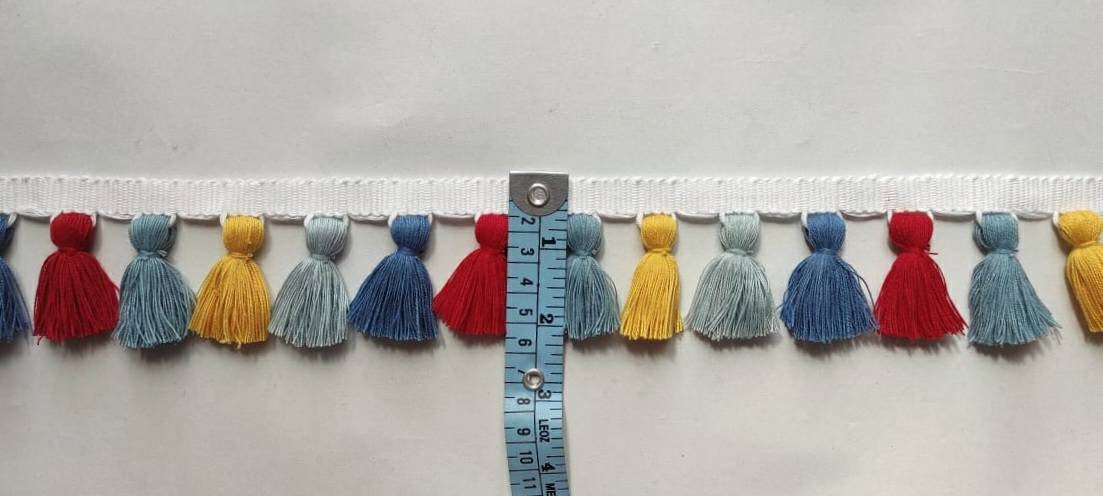 Home decore, trim for lampshades, Tassel fringe trim, tassel trim, tassel trim by the yard, tassel fringe, trim for cushions