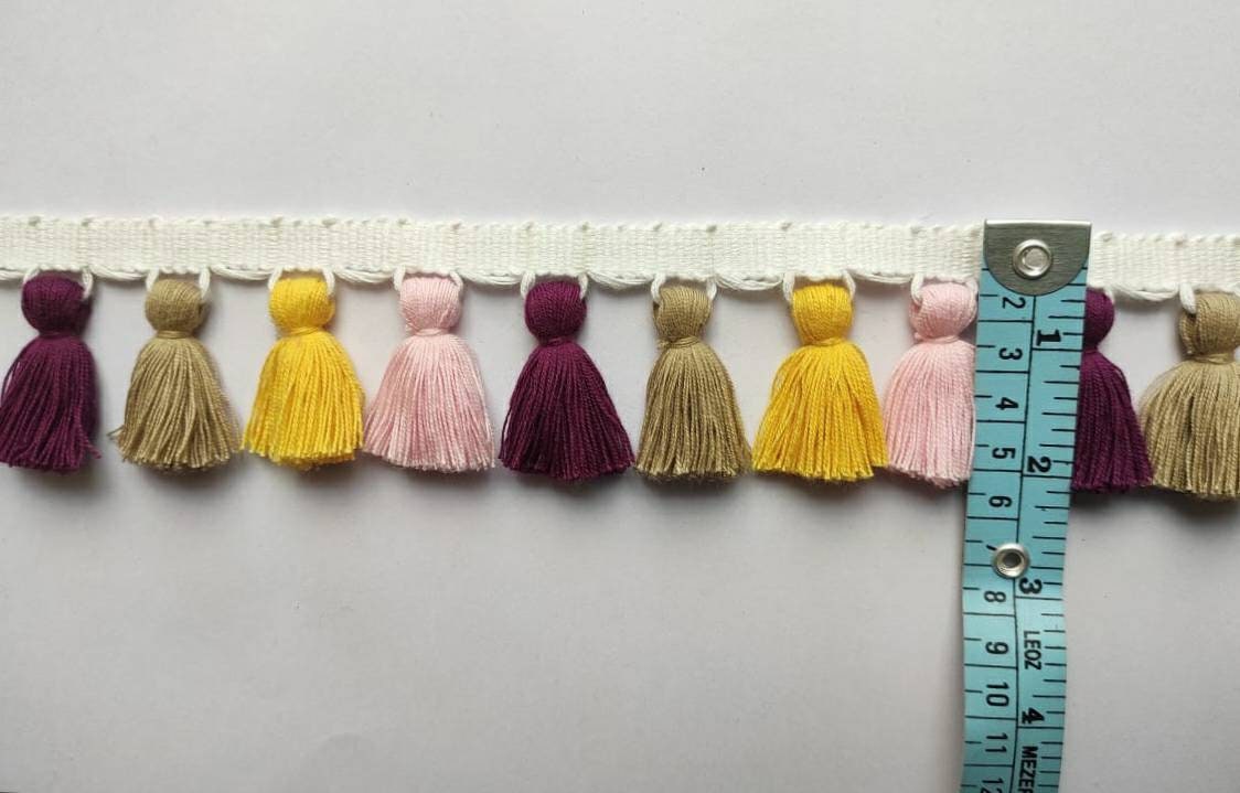 tassel trim, tasssl fringe, tassel fringe trim, fringe trim, fringe tassel, trim, home decor, tasssl and trims, trims by the yard
