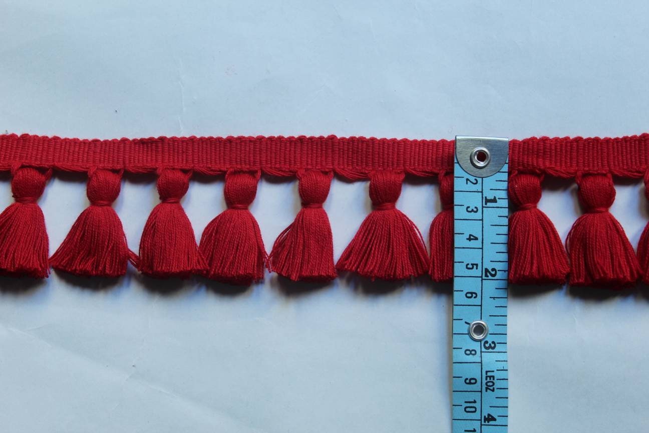 Christmas Red tassel trim, Christmas, tasssl fringe, tassel fringe trim, Christmas decorations, Christmas gift, wall art, trim sewing, trim
