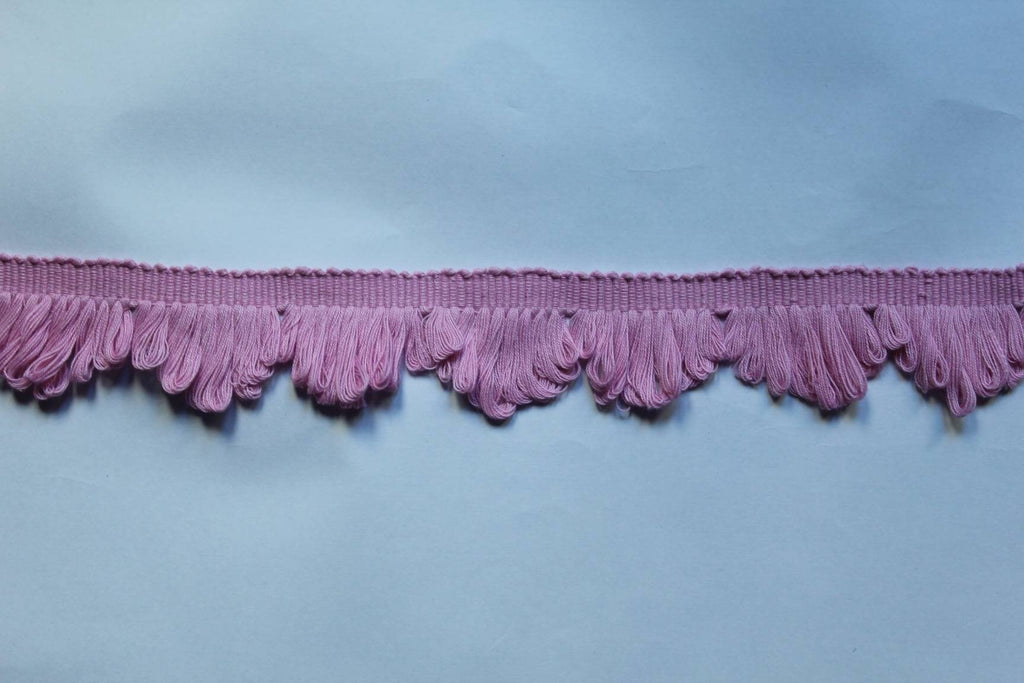 Trims for curtains, fringe trim, fan edge trim light pink , fan edge, lace, lace and trims, trims by the yard, cotton trims, home decor