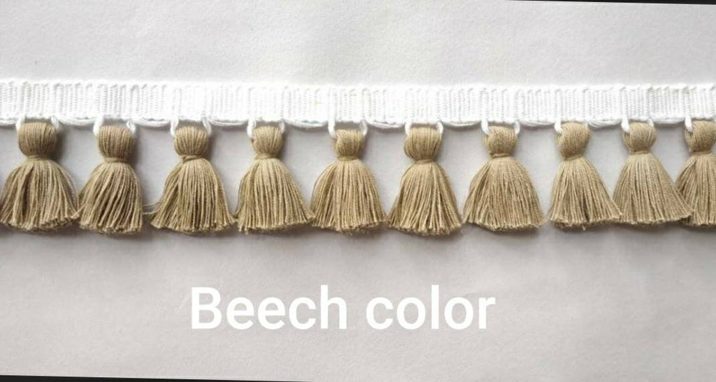 tassel trim by the yard, tassel trim, tassel trim fringe, tassel trim for pillows, fringe trim by the yard, lampshade trim by the yard