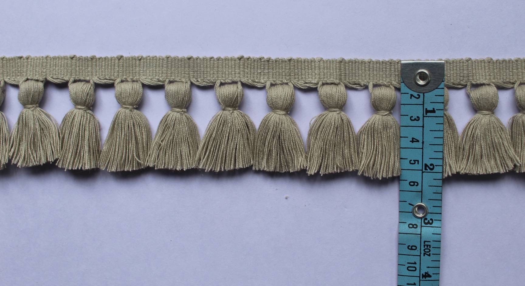 Light beech tassel trim, lampshade trim, lampshade trims, lampshade trimmings, lampshade fringe, trim for curtains, tassel trim by the yard