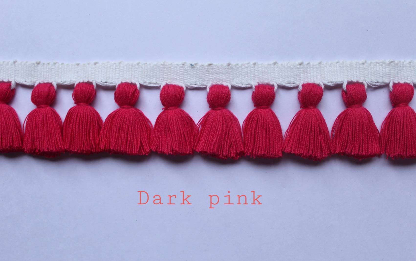 Trim for cushions, trim for curtains, trim for dress, trim for lampshades, trim for fabric, tassel trim, tassel trim by the yard