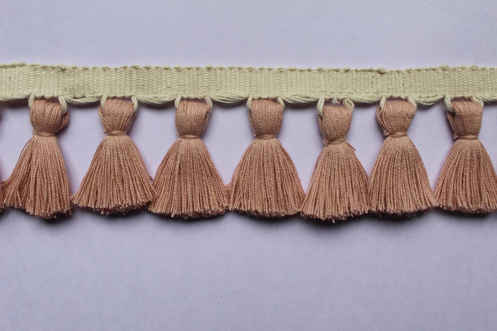 Blush pink tassel trim, pale rose tassel trim, tassel trim by the yard, tassel trimming, tassel trim, fringe, fringe trim, tassel fringe