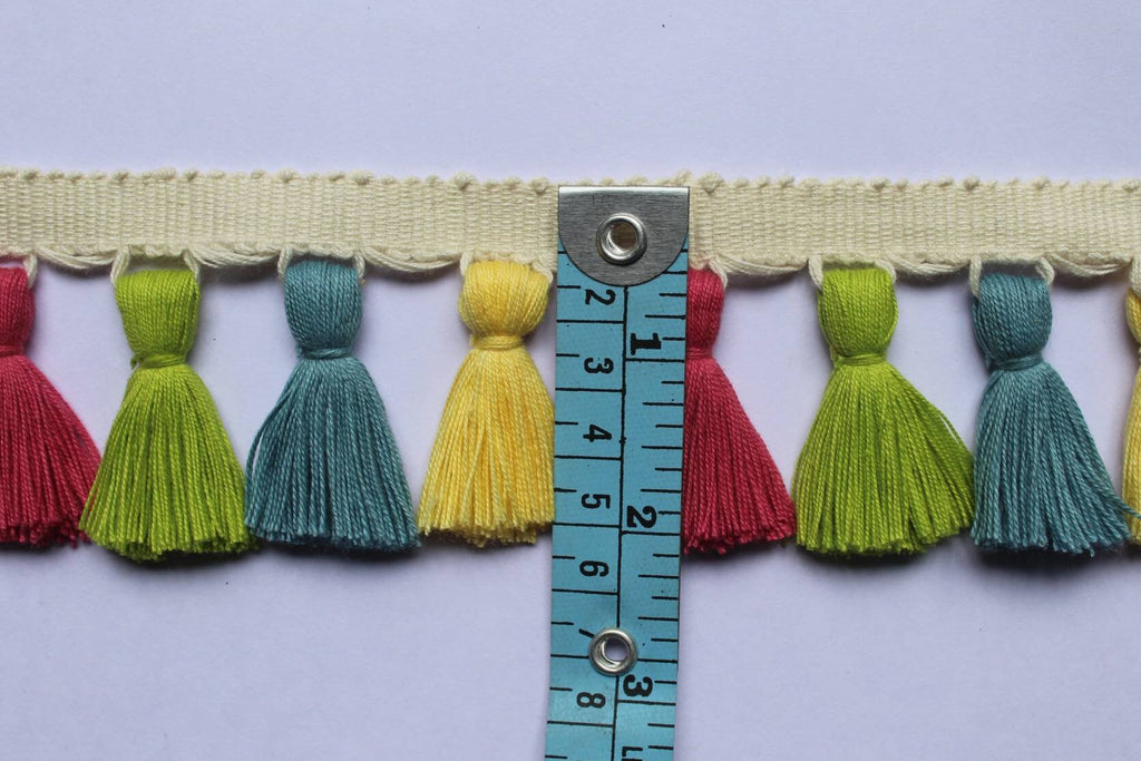 Tassel trim, tassel fringe trim, tassel trim by the yard, tassel trimming, fringe trim, trim for curtains, trimmings, trim for cushions