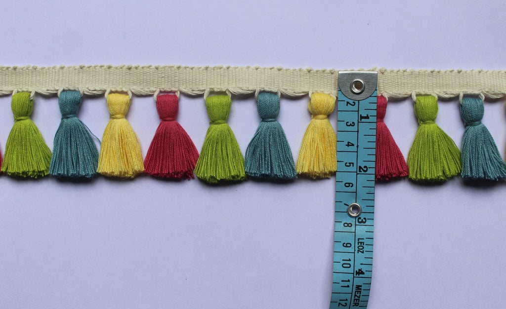Tassel trim, tassel fringe trim, tassel trim by the yard, tassel trimming, fringe trim, trim for curtains, trimmings, trim for cushions