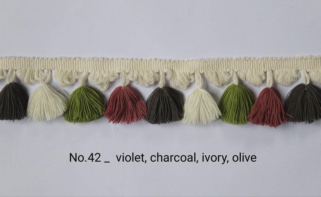 tassel trim by the yard, tassel fringe trim, tassel trim, pom pom trim, trims by the yard, lace, trim, Indian trim, home decor