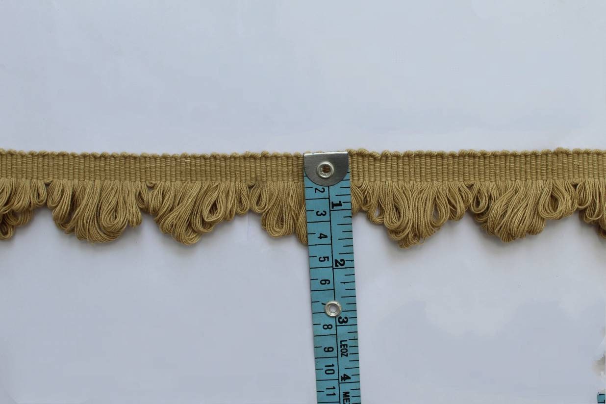 Jute cotton fan edge trim, Indian trim, weaven trim, 100 % Cotton, Superb Quality, Per Meter, Decorative trims, Fringe Ribbon Material trim