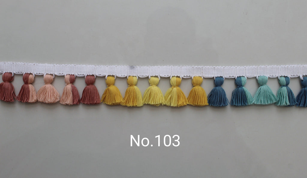 Tassel fringe trim, tassel trim, tassel trim by the yard, tassel fringe, trim for cushions, trim for curtains, fringe trim, tassels