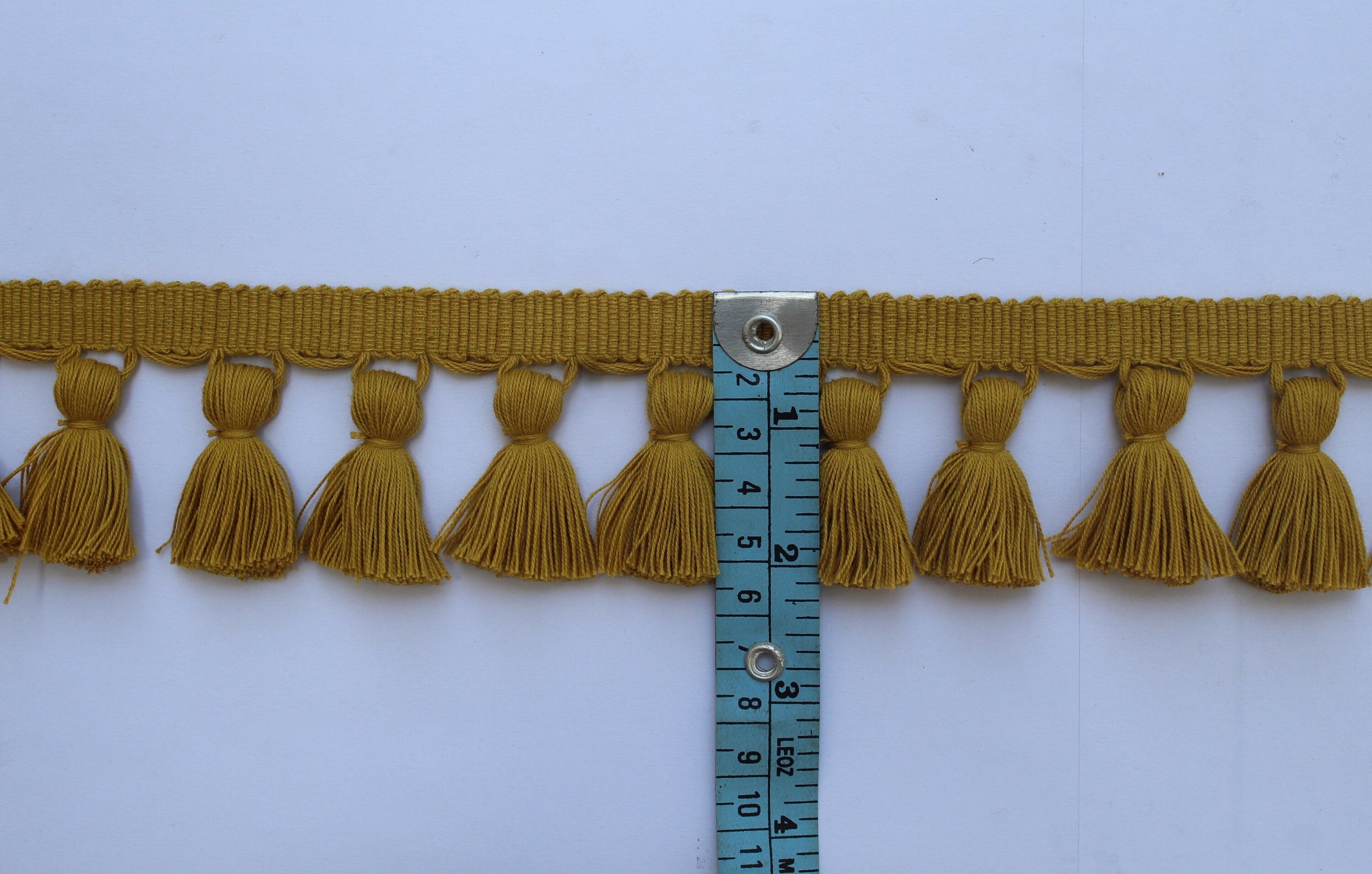Mustard yellow tassel trim, Tassel fringe trim, tassel trim, tassel trim by the yard, tassel fringe, trim for cushions, trim for curtains