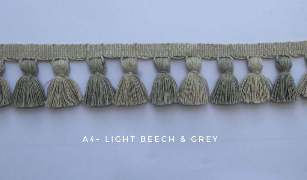 tassel trim, tassel trim by the yard, tassel fringe, trim for cushions, trim for curtains, trim for dress, tassel fringe trim, tassels