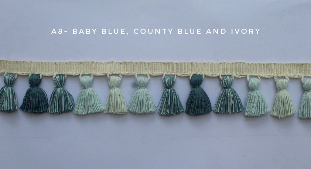 tassel trim by the yard, tassel trim, tassel trim fringe, tassel trim for pillows, fringe trim by the yard, trim for curtains, tassel trim