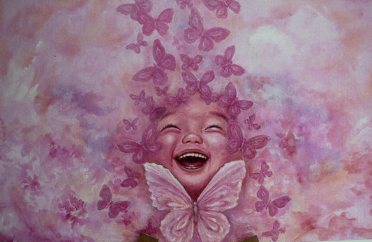 A child's dream_beautiful painting on canvas, orginal painting on canvas, painting on canvas, canvas painting, acrylic painting, art