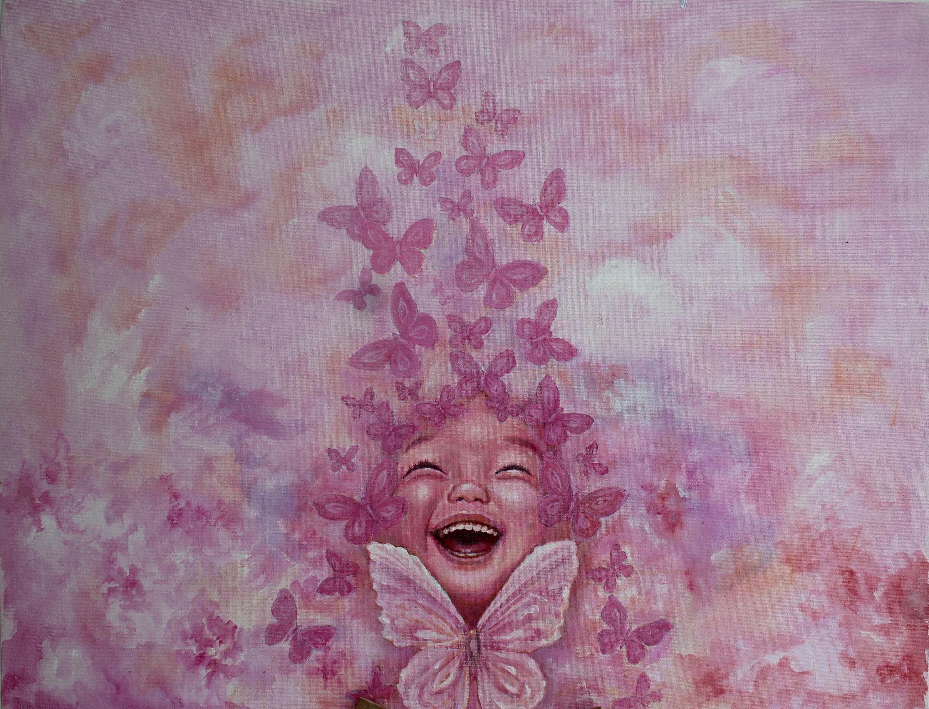 A child's dream_beautiful painting on canvas, orginal painting on canvas, painting on canvas, canvas painting, acrylic painting, art
