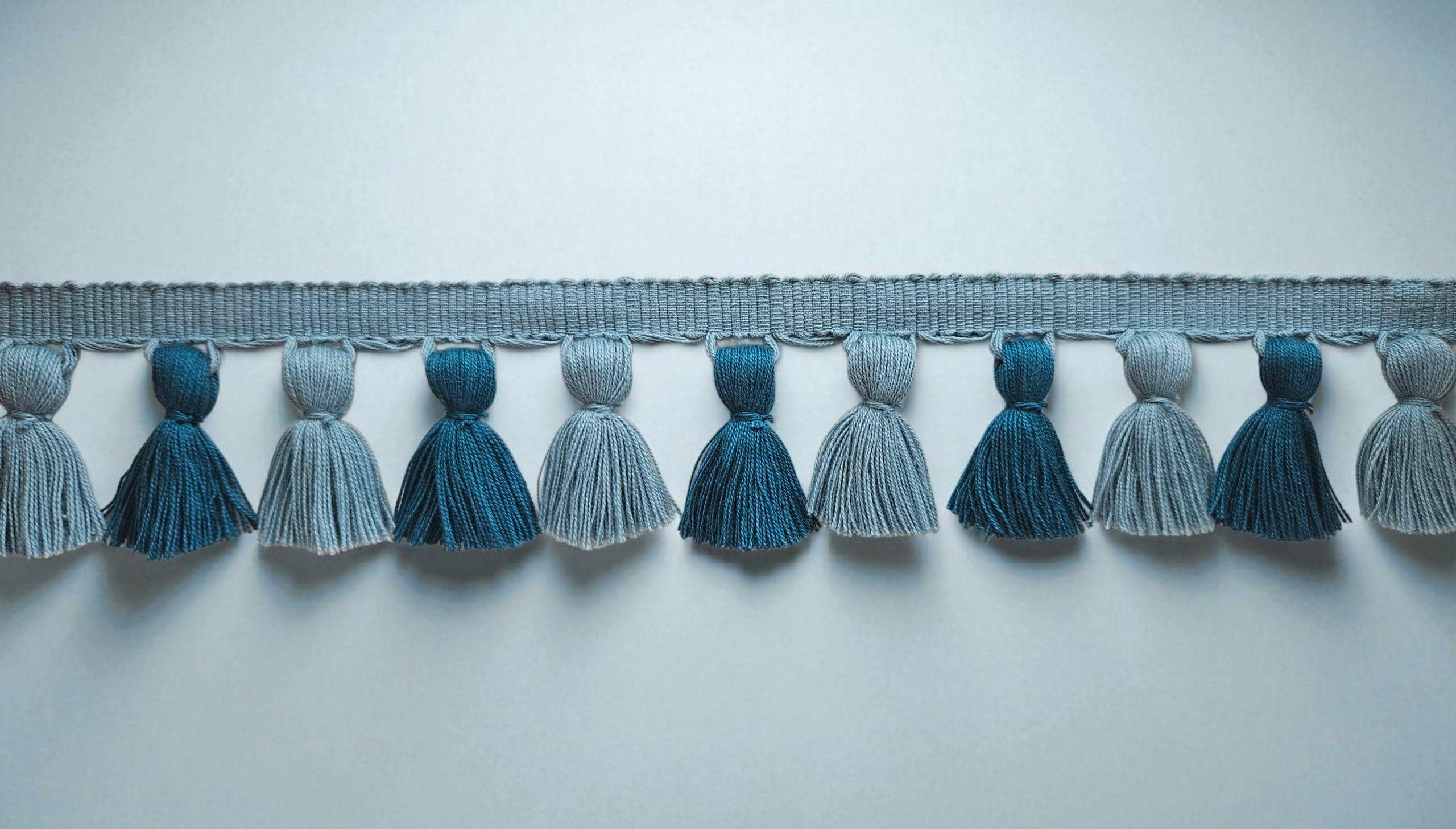 Multi colored tassel fringe,  tassel fringe multi color, cotton tassel trim, handmade tasssel trim, fringe trim, trim by the yard, fringes