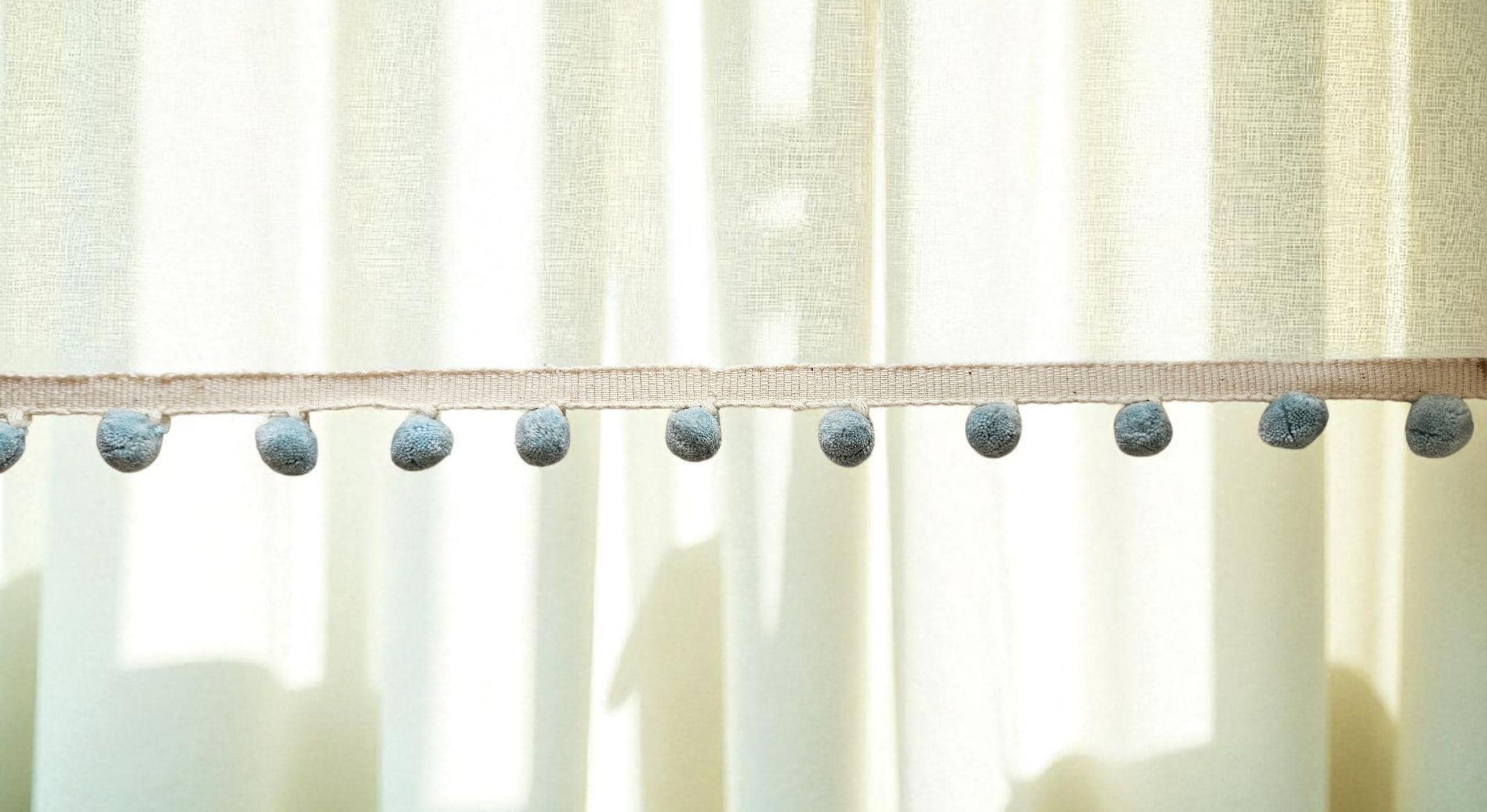 China blue mini pom pom trim, Pom pom trim for sewing UK, mini pom pom trim,  1cm pom pom trim